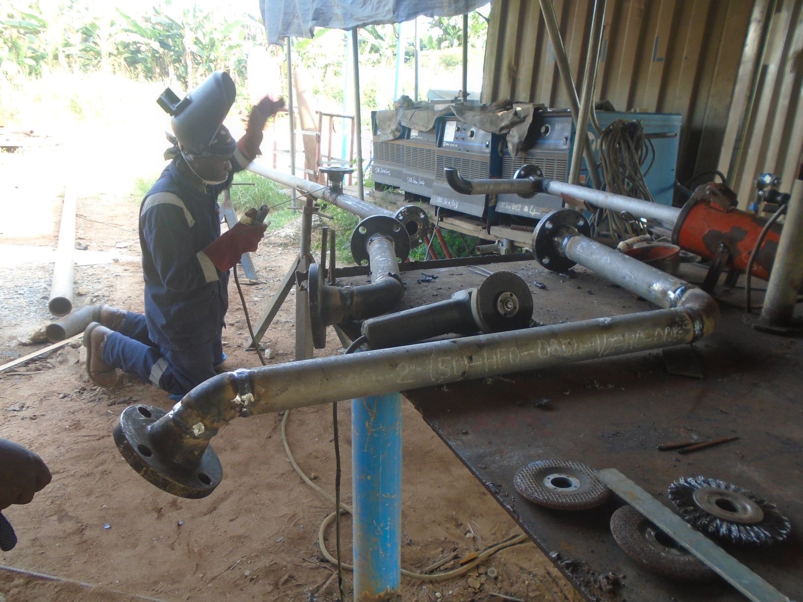 Piping Fabrication at NDPR Refinery Expansion 2019