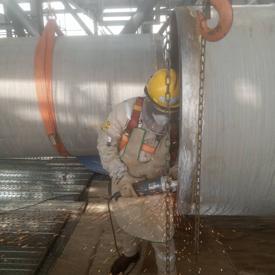 Piping Installation Work at NLNG T7 Project 2024